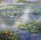 картина масло холст "Водяные лилии", N9, копия С.Камского картины Клода Моне, Камский Савелий, LegacyArt