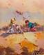 картина масло холст Пейзаж маслом "Дети на морском берегу. N6", Камский Савелий, LegacyArt