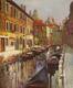 картина масло холст Картина маслом "Венецианский канал", Камский Савелий, LegacyArt