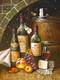 картина масло холст Картина маслом "Винный натюрморт N2", Камский Савелий, LegacyArt