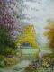 картина масло холст Пейзаж маслом "Дорожка через сад", Картины в интерьер, LegacyArt