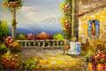 картина масло холст Пейзаж маслом "Средиземноморские мотивы N11", Картины в интерьер, LegacyArt