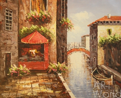 картина масло холст Пейзаж маслом "Венецианские мотивы N5", Картины в интерьер, LegacyArt Артворлд.ру