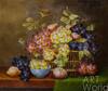 картина масло холст Картина маслом "Натюрморт с фруктами в стиле барокко N2", Ромм Александр, LegacyArt Артворлд.ру