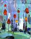 картина масло холст Картина маслом "Импрессионизм. Тюльпаны N2", Родригес Хосе, LegacyArt
