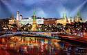 картина масло холст Пейзаж маслом "Вид на Кремль от Театра Эстрады", Родригес Хосе, LegacyArt