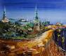 картина масло холст Пейзаж маслом "Вид на Кремль с Большого Каменного моста", Родригес Хосе, LegacyArt