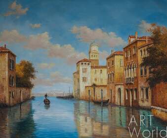Копия картины Антуана Бувара "Канал в Венеции" Артворлд.ру