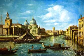 Картина маслом "Венецианский пейзаж N1" Артворлд.ру