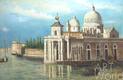 картина масло холст Картина маслом "Венецианский пейзаж N4", Ромм Александр, LegacyArt