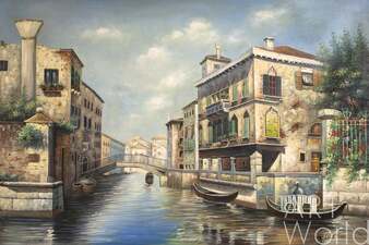 Картина маслом "Венецианский пейзаж N5" Артворлд.ру