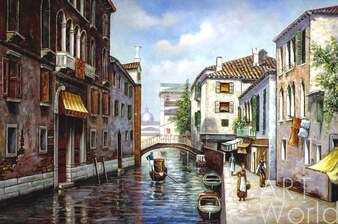 Картина маслом "Венецианский пейзаж N6" Артворлд.ру