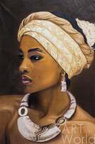 Портрет маслом "В поисках красоты. Мой взгляд. Африканские мотивы" N1 Артворлд.ру