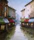 картина масло холст Париж после дождя, Виверс Кристина, LegacyArt