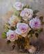 картина масло холст Картина маслом "Немного о розах", Влодарчик Анджей, LegacyArt