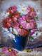 картина масло холст Картина маслом "Букет. Розовые цветы", Влодарчик Анджей, LegacyArt
