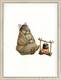 картина масло холст Иллюстрация "Мышонок-путешественник у костра", Матвеева Анна, LegacyArt