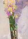 картина масло холст Натюрморт "Букет орхидей в стеклянной вазе", Гомеш Лия, LegacyArt