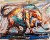 картина масло холст Картина маслом "El Toro. Испанский бык", Родригес Хосе, LegacyArt