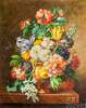 картина масло холст Натюрморт маслом "Букет с тюльпанами в стиле барокко", Камский Савелий, LegacyArt