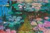 картина масло холст Копия картины Клода Моне "Водяные лилии N42", художник С. Камский, Дюпре Брайн, LegacyArt Артворлд.ру