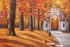 картина масло холст Картина маслом "Золотая осень в Царицыно", Камский Савелий, LegacyArt