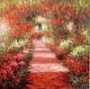картина масло холст Копия картины Клода Моне "Дорожка в саду", художник С. Камский, Моне Клод