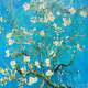 картина масло холст Копия картины Ван Гога "Branches with Almond Blossom, 1885 (Цветущие ветки миндаля)", художник Анджей Влодарчик, Ван Гог