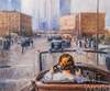 картина масло холст Копия картины Юрия Пименова "Новая Москва", 1937 г. Автор копии Савелий Камский, Репродукции картин