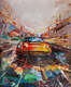 картина масло холст Картина маслом "Porsche 911. Драйв и скорость", Родригес Хосе, LegacyArt