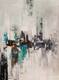 картина масло холст Абстракция маслом "Весна в мегаполисе", Родригес Хосе, LegacyArt