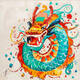 картина масло холст Картина маслом "Китайский дракон", Родригес Хосе, LegacyArt