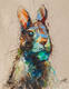картина масло холст Картина маслом "Портрет зайца", Родригес Хосе, LegacyArt