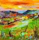картина масло холст Картина маслом "Среди живописных полей...", Родригес Хосе, LegacyArt