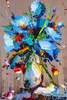 картина масло холст Натюрморт маслом "Голубые цветы в белой вазе", Родригес Хосе, LegacyArt