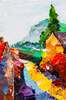 картина масло холст Пейзаж маслом "Домики в горах", Родригес Хосе, LegacyArt