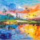 картина масло холст Пейзаж маслом "На райском острове", Родригес Хосе, LegacyArt
