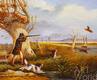 картина масло холст Копия картины Генри Томаса Олкена "Охота на утку",  (Henry Thomas Alken, Duck Shooting), Репродукции картин
