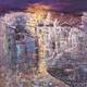 картина масло холст Картина маслом "Италия. Рассвет над ночным городом", Родригес Хосе, LegacyArt