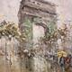 картина масло холст Парижский пейзаж "Arc de Triomphe", Виверс Кристина, LegacyArt