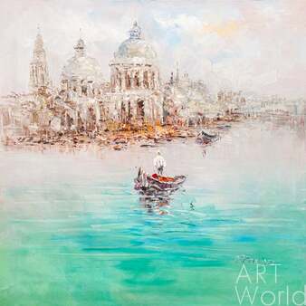 Картина маслом "Венеция. Мгновение путешествия" Артворлд.ру