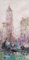 Картина маслом "Венеция. Вид на колокольню Святого Марка" Артворлд.ру
