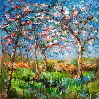 Вольная копия картины Клода Моне "Весна в Живерни", художник Хосе Родригес Артворлд.ру