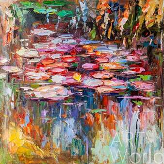 Вольная копия картины Клода Моне "Водяные лилии", художник Хосе Родригес Артворлд.ру