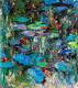 картина масло холст Вольная копия картины Клода Моне "Водяные лилии N2", художник Хосе Родригес, Родригес Хосе, LegacyArt