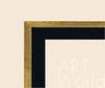 картина масло холст Черный с золотом пластиковый багет. Профиль Кэнвэс, высота 3.4, Потапова Мария