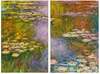 картина масло холст "Водяные лилии", N20, копия С. Камского картины Клода Моне. Диптих, Моне Клод