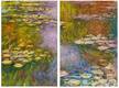 картина масло холст "Водяные лилии", N20, копия С. Камского картины Клода Моне. Диптих, Камский Савелий, LegacyArt