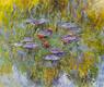 картина масло холст "Водяные лилии", N26, копия С. Камского картины Клода Моне, Камский Савелий, LegacyArt