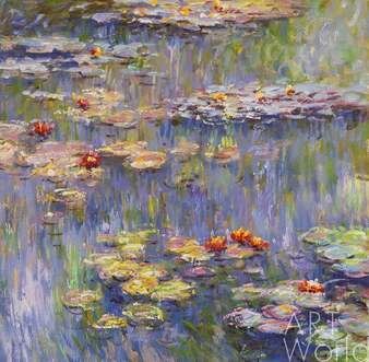 "Водяные лилии", N29, копия С. Камского картины Клода Моне Артворлд.ру